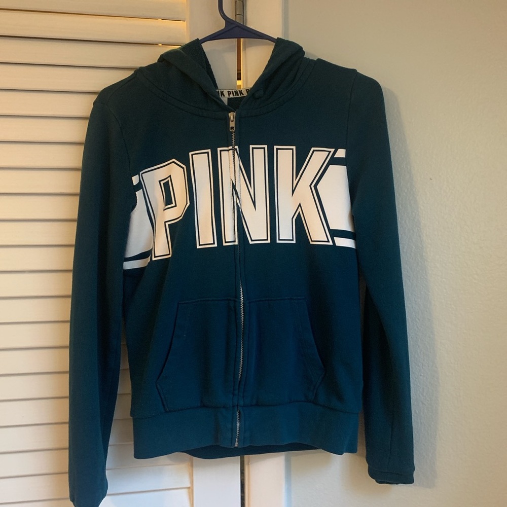 Cute Teal Hoodie from Pink!